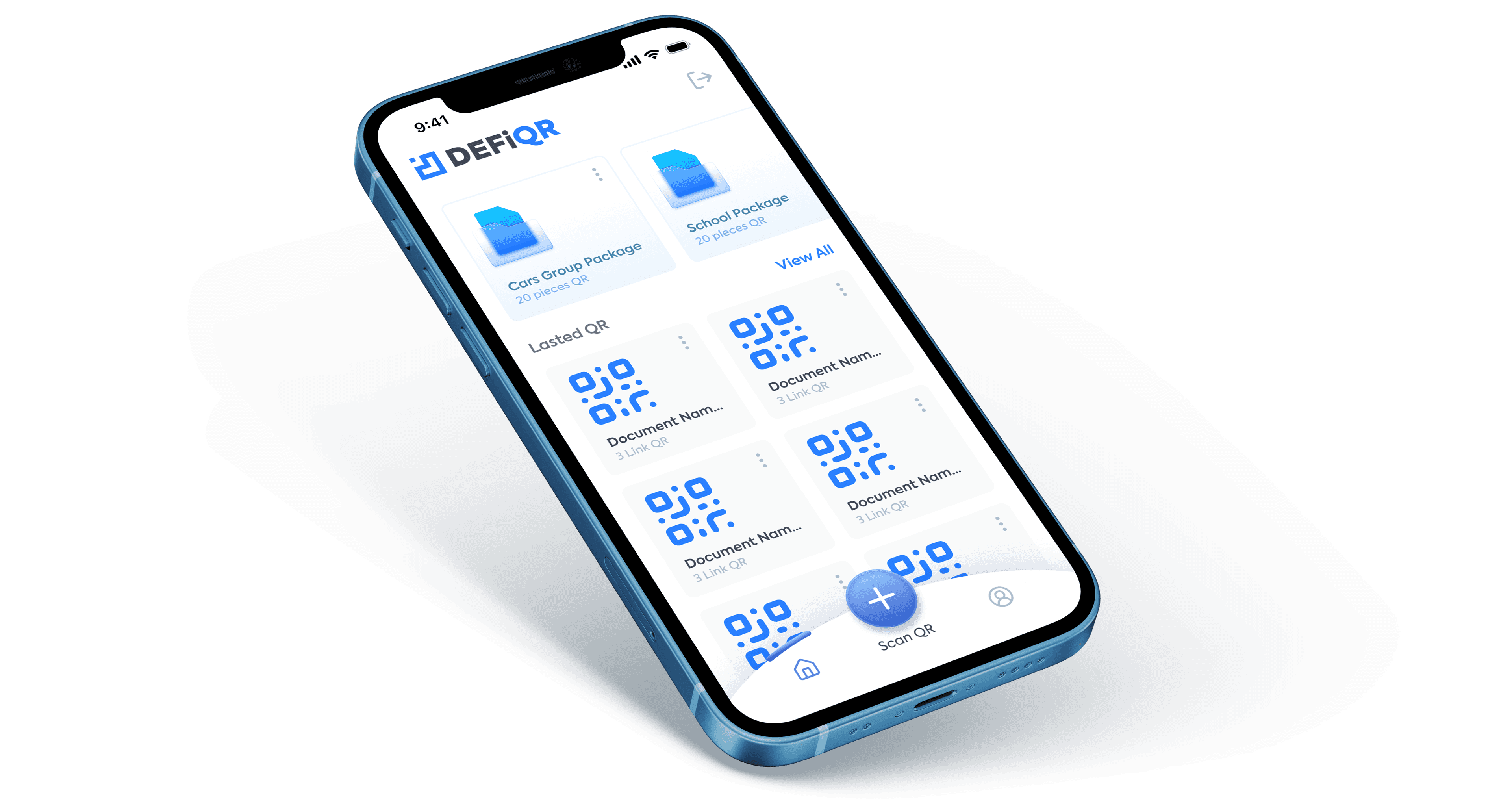 DefiQR uygulama ekranı